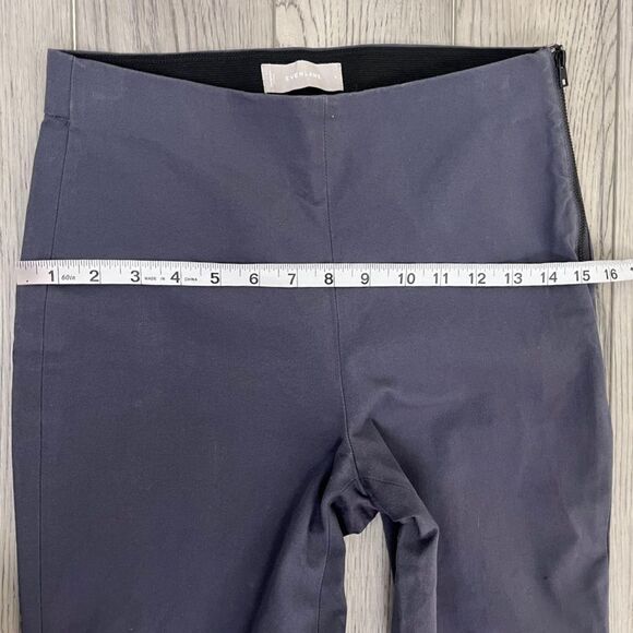 Everlane Women Size 4 Gray Side Zip Stretch Cotton Ankle Skinny Leg Pants Office - Picture 12 of 15